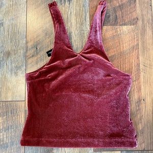 URBAN OUTFITTERS Out From Under Velvet Ribbed Crop